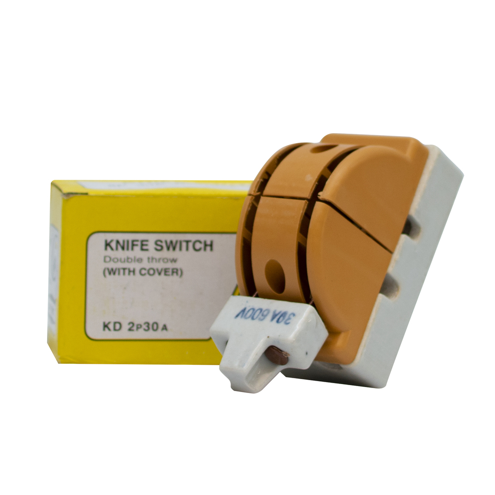 Switch Amarillo, Doble Tiro (2P 60A, Mediano)